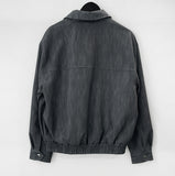 Shop pocket leather blouson