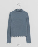 Novet Stripe Frill Half Polar Tee