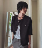 Deero Tweed Half Jacket