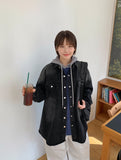 Railu Pocket Washing Denim Over Shirt