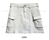 Kenin incision cargo miniskirt