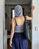 Peer Halter Sleeveless Hoodie