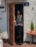 Mulve Zipper Cargo Bermuda Pants