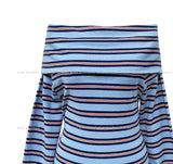 Pop Stripe Off Shoulder Long Sleeve