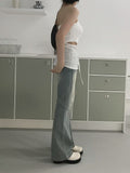 Incision Span Bootcut Denim