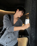 London mohair cardigan