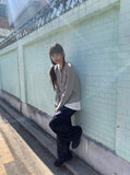 [BAONHAUS] Timder Cotton Wide Banding Flower Pants