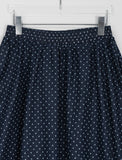 Nadin Banding Dot Denim Balloon Skirt