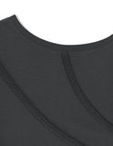 CUT OFF ONE SHOULDER SWEATSHIRT