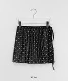 Insico Layered Banding Dot Skirt