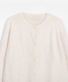 Kosen cashmere hairy round cardigan