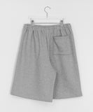 [unisex] Miol embroidery star banding bermuda pants