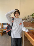 [unisex] Kiori Sun Printing Over Long Sleeve Tee