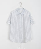 Cubibi Roll-up Stripe Over Shirt