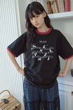 Cats Music Ringer Short Sleeve Tee