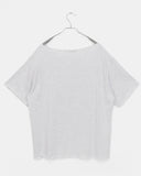 Uet US Overfit Off-Shoulder Printed Short Sleeve T-Shirt