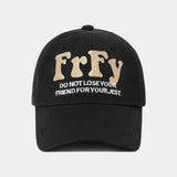 FrFy lettering ball cap