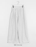 [unisex] Endo banding string pin tuck wide training pants
