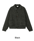 Heren Collar Ribbed Cardigan