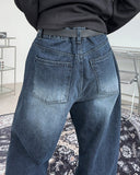 Edin Brush Curved Denim Pants