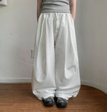 [unisex] Kelter Linen Pintuck Banding Wide Pants