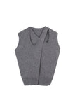 Flap layered sweater vest