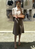 Andy Two Button Bermuda Half Slacks