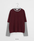 [Unisex] Kdelo Layered Over Long Sleeve Tee