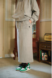 Fatigue Rose Sweat Long Skirt
