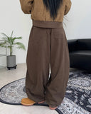 Hessia Fold Balloon Cotton Pants