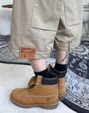 Weave Reverse Patch Bermuda Shorts