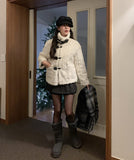 Manet Pleats Layered Skirt Pants