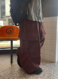 [Unisex] Cohind Banding Diagonal Cargo Wide Pants