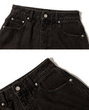 Damaged Washing Denim Long Skirt