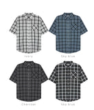 [S/S] Check Dark & Light Short Sleeve Shirt