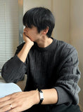 Cable Cosyharu Semi-over Knit