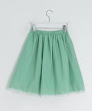 Ruri Color Lace Midi Skirt