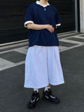 Plain Over Soccer Collar Tee