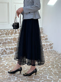 Pierre Double Tulle Banding Skirt