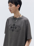 CELTIC CROSS WASHED HALF T