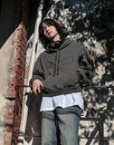 [LAN ARCHIVE] Pigment Patch Logo Crop Hoodie