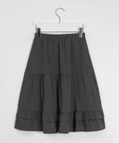 Boneco Banding Frill Midi Skirt