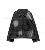 Darts Wrinkle Washing Denim Jacket
