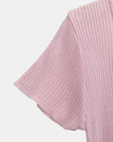 UL Ribbed Short Sleeve T-shirt