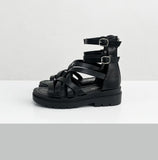 Serendy Buckle Platform Sandals