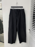 Matte wide denim