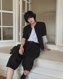 Avek tweed short sleeves jacket
