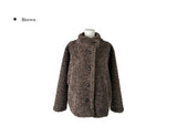 Rodin Fluffy Fur Wool Half Coat