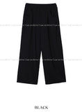 Triple pintuck wide training pants