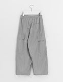 Key Dance Nylon Parachute Banding Cargo Wide Pants